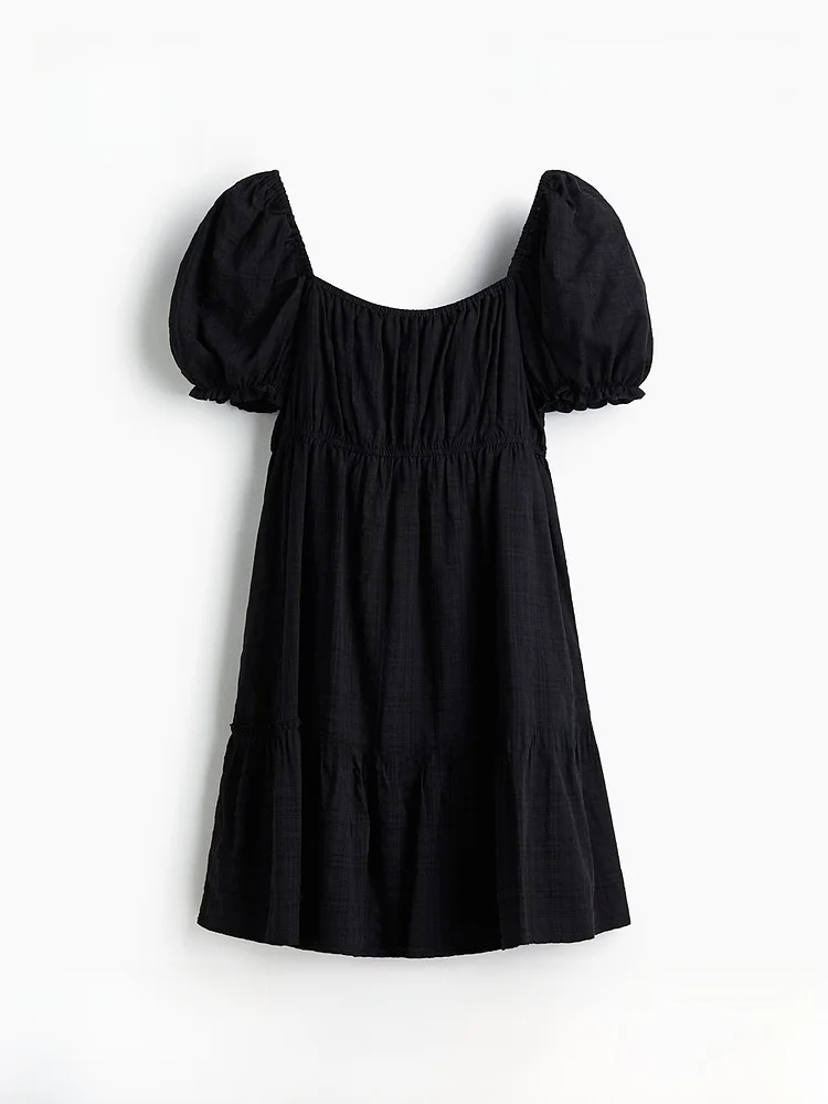 H&M Women's Dr Summer American Sweetheart Sle Square Collar Bubble Sve Gathered One-Piece Dr Ele ort Skirt
H&M Women's Dr Summer American Sweetheart Sle Square Collar Bubble Sve Gathered One-Piece Dr Ele ort Skirt