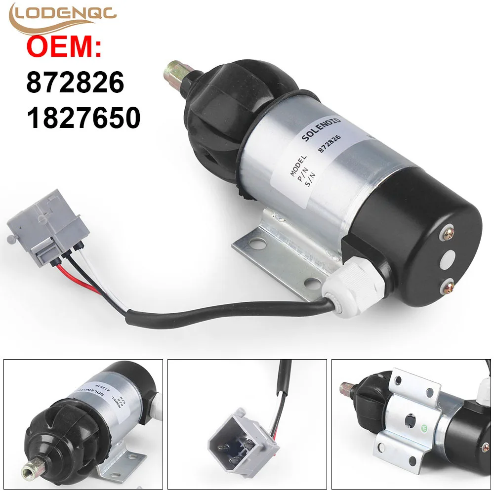 12V Stop Solenoid 1827650 872826 Fuel Shutdown Solenoid For Volvo Engine D42A TAMD60A MD100A TAMD60C
12V Stop Solenoid 1827650 872826 Fuel Shutdown Solenoid For Volvo Engine D42A TAMD60A MD100A TAMD60C