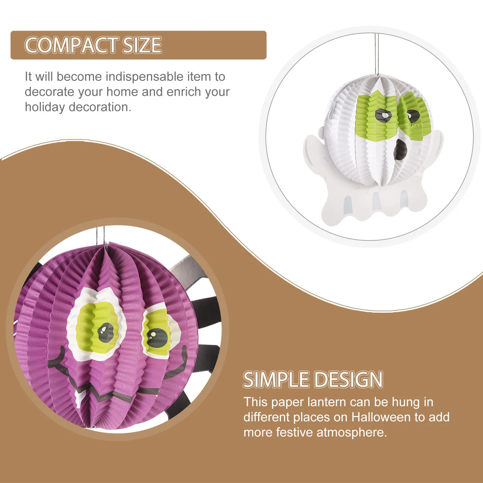 3Pcs Halloween Paper Lantern Pumpkin Hanging Decor for Party Home Festival Outdoor Indoor Decoration Portable Folding Design
3Pcs Halloween Paper Lantern Pumpkin Hanging Decor for Party Home Festival Outdoor Indoor Decoration Portable Folding Design