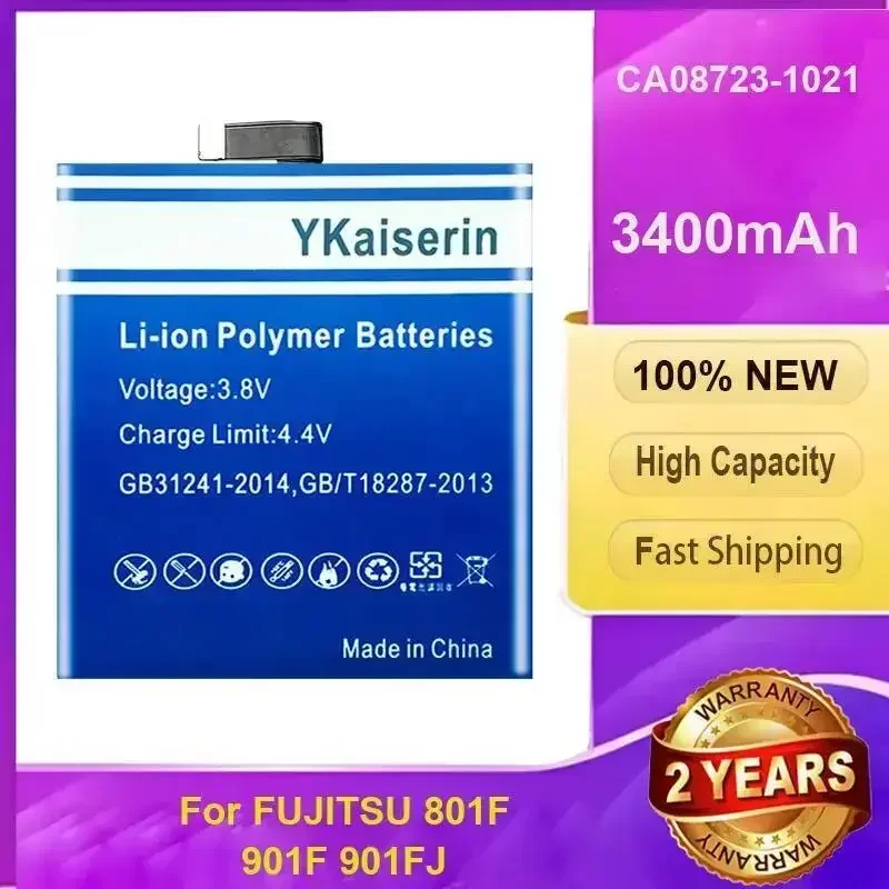 Prolonged Performance New Mobile Phone Battery For Fujitsu 801F 901F 901FJ 3400mAh CA08723-1021 Hardwearing + tracking number
Prolonged Performance New Mobile Phone Battery For Fujitsu 801F 901F 901FJ 3400mAh CA08723-1021 Hardwearing + tracking number