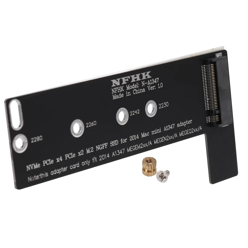 NVMe PCIe X4 M.2 NGFF to Late 2014 Mini A1347 M.2 NGFF MEGEN2 MEGEM2 MEGEQ2 SSD Converter Card Adapter
NVMe PCIe X4 M.2 NGFF to Late 2014 Mini A1347 M.2 NGFF MEGEN2 MEGEM2 MEGEQ2 SSD Converter Card Adapter