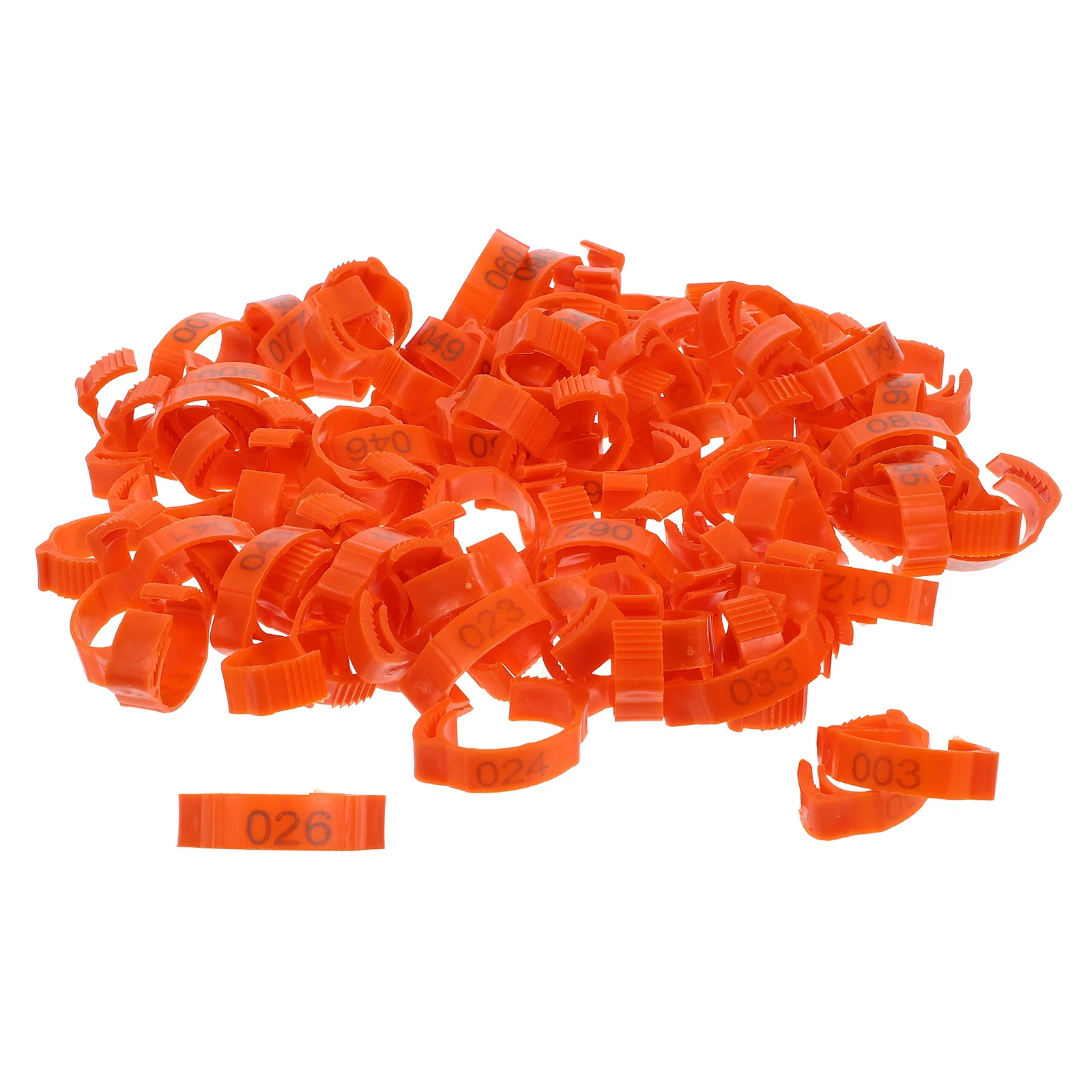 100Pcs Reusable Chicken Tags for Legs Waterproof Poultry Foot Rings with for Quail Pigeon Dove Farm Use
100Pcs Reusable Chicken Tags for Legs Waterproof Poultry Foot Rings with for Quail Pigeon Dove Farm Use