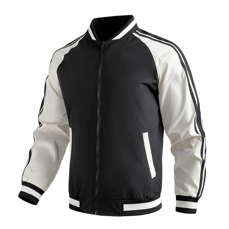 Spring Autumn Men's Bomber Jackets Fashion Men Patchwork Sports Zipper Windbreaker Coats Men Baseball Uniform Jackets Clothing
Spring Autumn Men's Bomber Jackets Fashion Men Patchwork Sports Zipper Windbreaker Coats Men Baseball Uniform Jackets Clothing