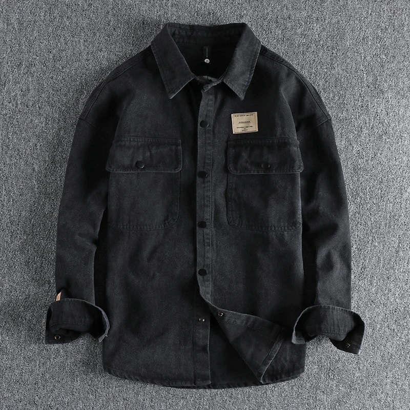 Thick Woven Cotton Long Sleeve Shirt Men's Casual Vintage Workwear Style Autumn Winter Youth Outerwear Classic Plaid Pattern
Thick Woven Cotton Long Sleeve Shirt Men's Casual Vintage Workwear Style Autumn Winter Youth Outerwear Classic Plaid Pattern