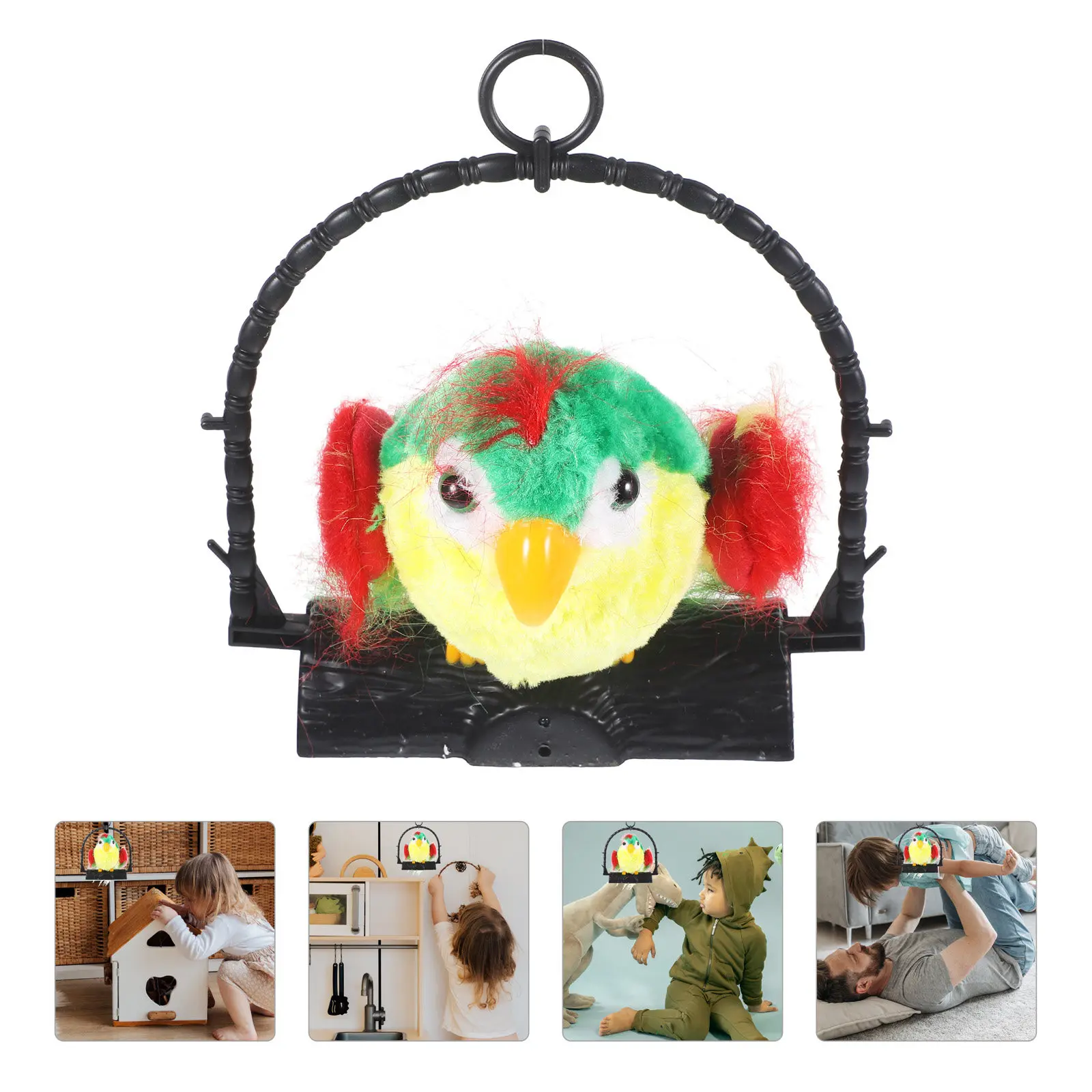 1 шт. Интерактивный обучающий электрический попугай-рекордер для детей, развивающий общение, для раннего развития, подвесной
1 шт. Интерактивный обучающий электрический попугай-рекордер для детей, развивающий общение, для раннего развития, подвесной