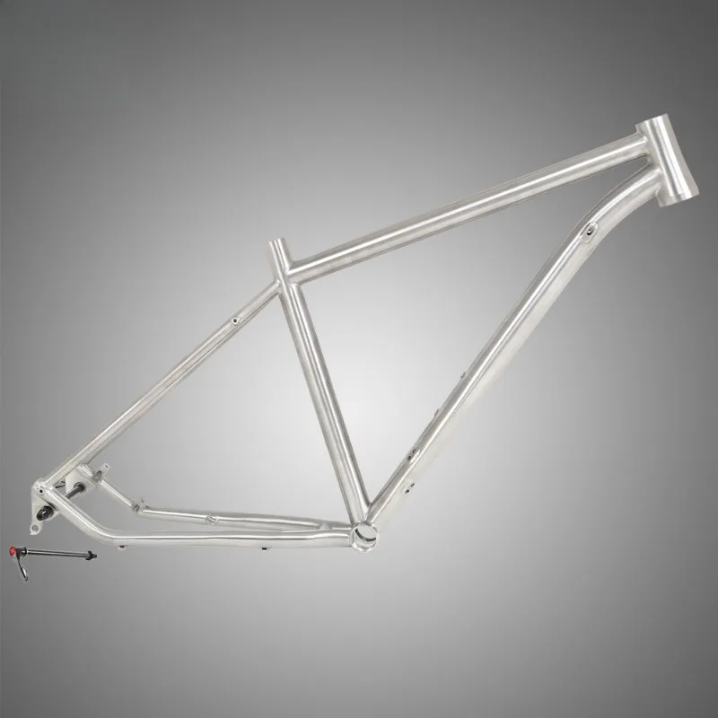 Titanium Alloy Mountain Bike Frame, 27.5-inch, 29-inch Drop Bar, 142mm High-strength Off-road Bicycle Frame
Titanium Alloy Mountain Bike Frame, 27.5-inch, 29-inch Drop Bar, 142mm High-strength Off-road Bicycle Frame