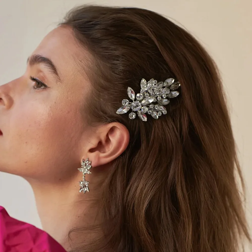 Shiny Rhinestone Hairpin Flower Leaf Duckbill Hair Claws Retro Hair Clips Accessories for Women Shinning Ponytail Headwear Gift
Shiny Rhinestone Hairpin Flower Leaf Duckbill Hair Claws Retro Hair Clips Accessories for Women Shinning Ponytail Headwear Gift