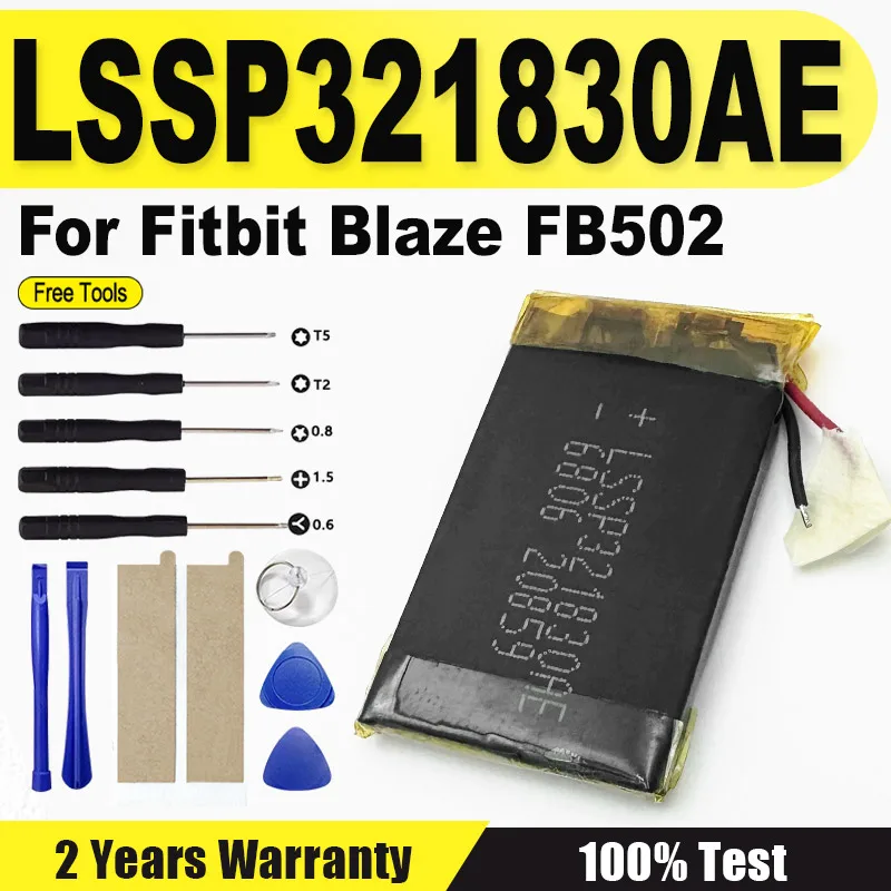 LSSP321830AE New Replacement Battery LSSP321830AE For Fitbit Blaze FB502 LSSP321830 Fitbit Ionic Smart Sports Watch Battery
LSSP321830AE New Replacement Battery LSSP321830AE For Fitbit Blaze FB502 LSSP321830 Fitbit Ionic Smart Sports Watch Battery