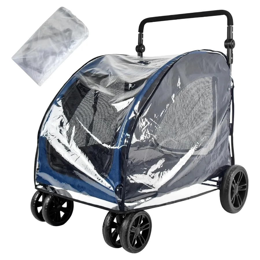 Large Dog Stroller Rain Cover EVA Transparent Waterproof Windproof Cover Dog Wagon Pet Stroller Rain Cover for Outdoor
Large Dog Stroller Rain Cover EVA Transparent Waterproof Windproof Cover Dog Wagon Pet Stroller Rain Cover for Outdoor