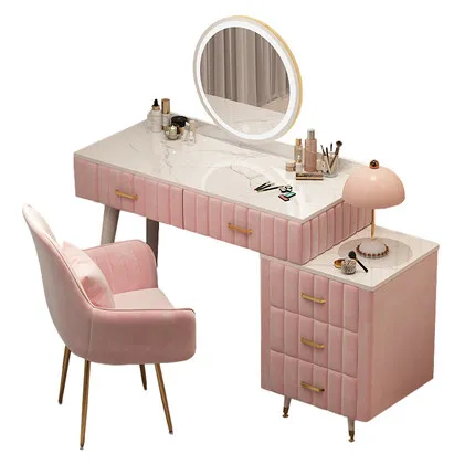 Modern light luxury simple bedroom bedside storage cabinet integrated net red dressing table
Modern light luxury simple bedroom bedside storage cabinet integrated net red dressing table