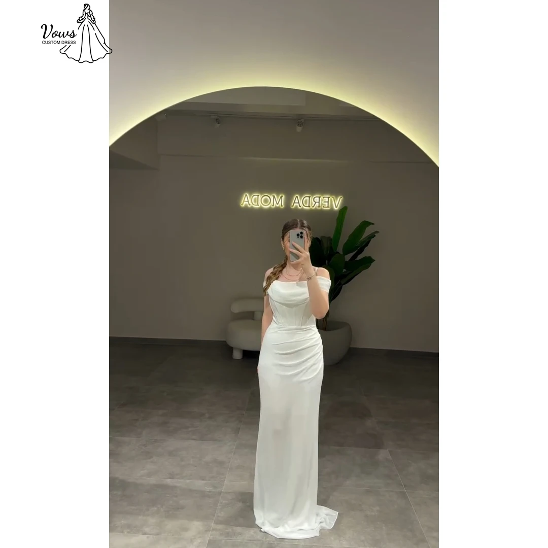 Vows Satin Cloth Evening Dresses Elegant Party Dresses 2025 Line A Custom Made Candle Elegant Dress Luxury Robe Soiree Prom Gown
Vows Satin Cloth Evening Dresses Elegant Party Dresses 2025 Line A Custom Made Candle Elegant Dress Luxury Robe Soiree Prom Gown
