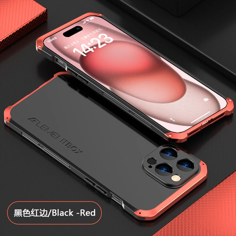 Dropshipping Anti fall Metal Frame PC For iPhone 15 Pro Max iPhone15 Plus 15Plus 15Promax 15Pro Aluminum Alloy Bumper Case Cover
Dropshipping Anti fall Metal Frame PC For iPhone 15 Pro Max iPhone15 Plus 15Plus 15Promax 15Pro Aluminum Alloy Bumper Case Cover