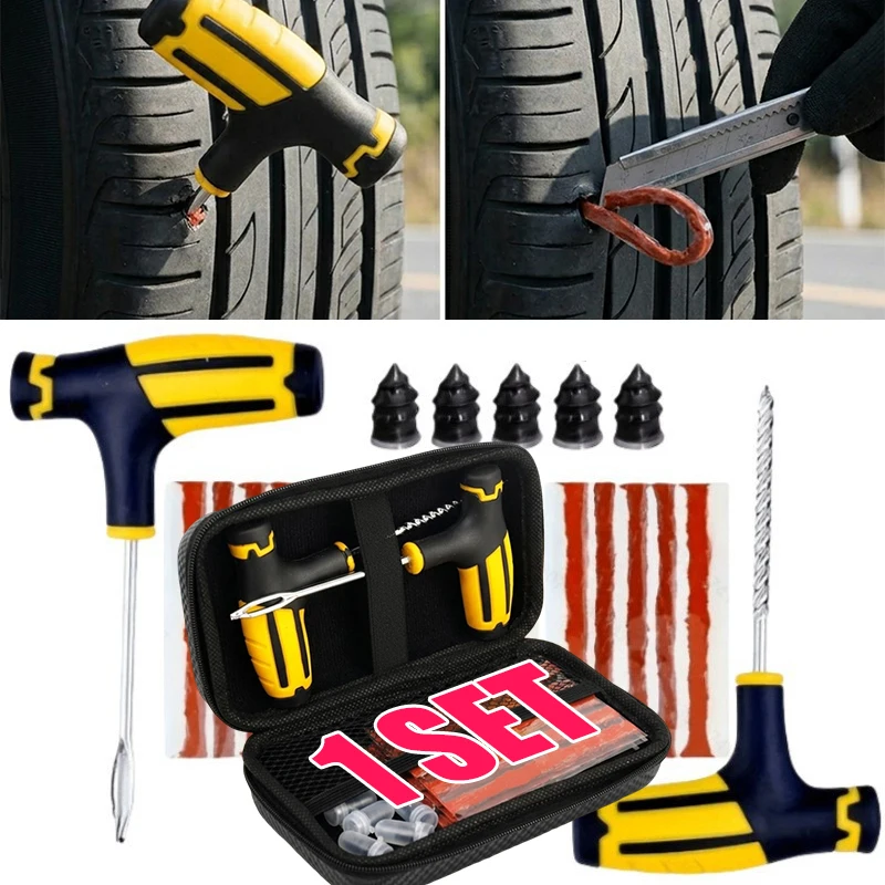 Universal Motorcycle Tire Repair Kit Puncture Plug Tools Tyre Puncture Emergency for Car Tire Strips Stirring Glue Repair Kit
Universal Motorcycle Tire Repair Kit Puncture Plug Tools Tyre Puncture Emergency for Car Tire Strips Stirring Glue Repair Kit