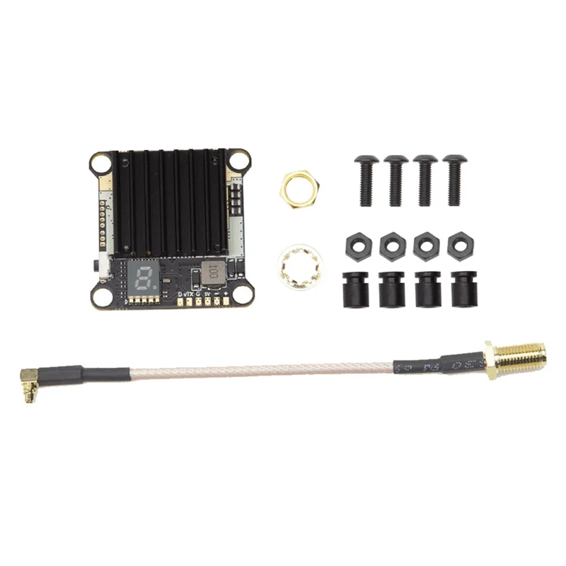 QWE-1.2W VTX TX2501 Video Transmitter 800/1600/1200Mw Supports X/Low Band For Racing Drone RC FPV Freestyle
QWE-1.2W VTX TX2501 Video Transmitter 800/1600/1200Mw Supports X/Low Band For Racing Drone RC FPV Freestyle