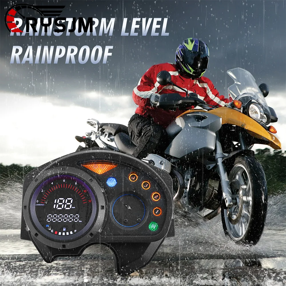 * Motorcycle Instrument Speedometer LED Digital Fuel Gauge for Honda XRM110 or RS125 Odometer Instrument 12000rpm Tachometer
* Motorcycle Instrument Speedometer LED Digital Fuel Gauge for Honda XRM110 or RS125 Odometer Instrument 12000rpm Tachometer