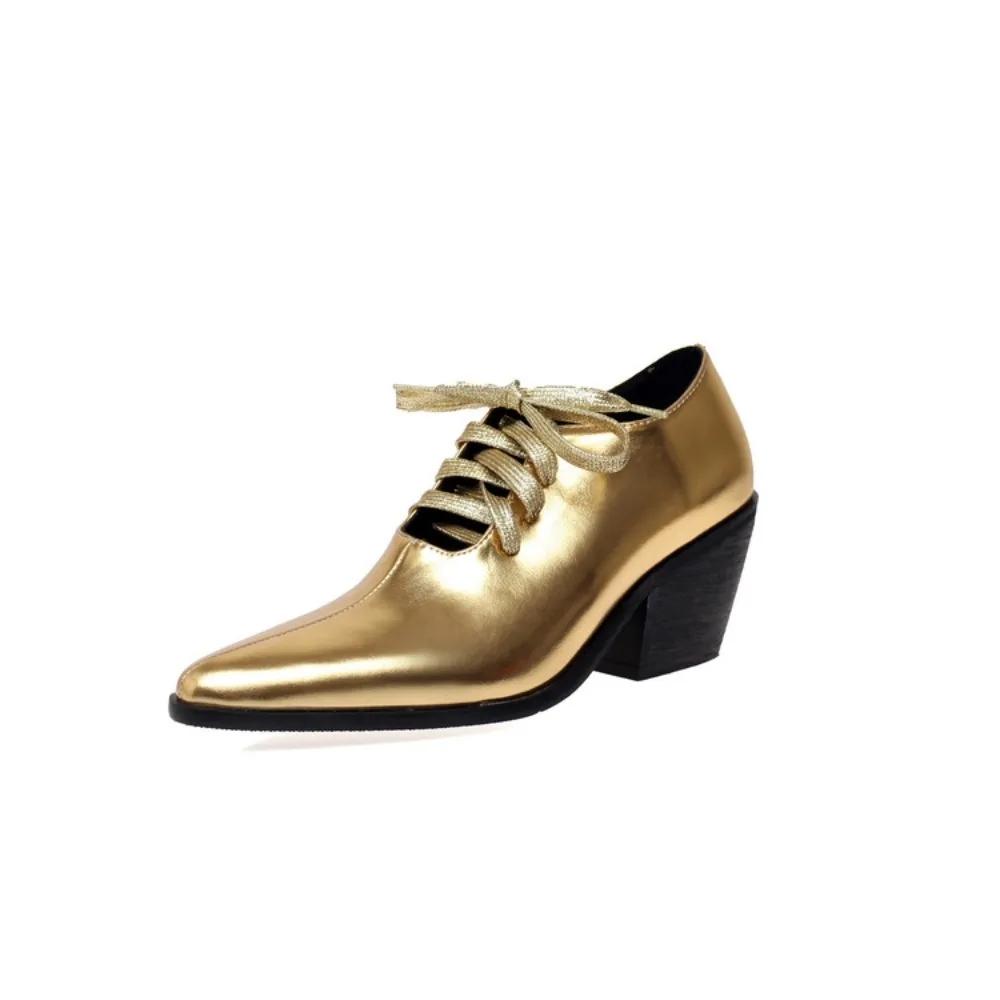 BLXQPYT Thick High Heels Women Fashion Pointed Lace Up Comfortable Party Dress Office Wedding Ladies Pumps Big Size 46 2401-3
BLXQPYT Thick High Heels Women Fashion Pointed Lace Up Comfortable Party Dress Office Wedding Ladies Pumps Big Size 46 2401-3