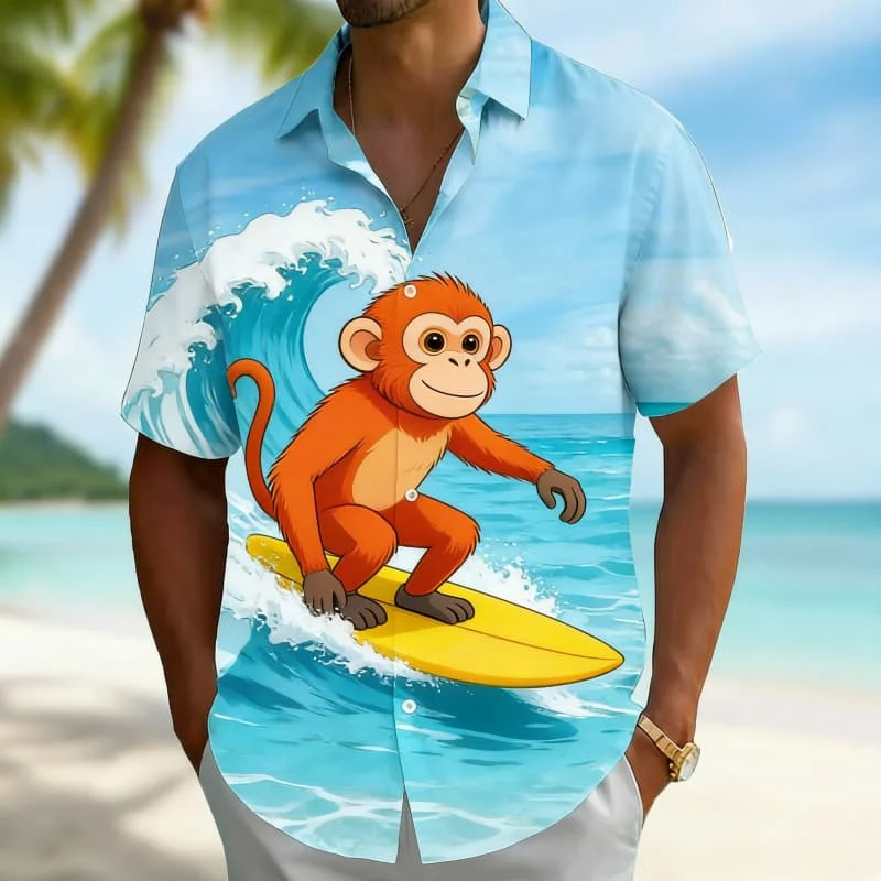 Men's Fun Tropical Vacation Print Short Sleeve Shirt Summer Casual Fashion For Daily Holiday Beach Wear And Street Style Outfits
Men's Fun Tropical Vacation Print Short Sleeve Shirt Summer Casual Fashion For Daily Holiday Beach Wear And Street Style Outfits