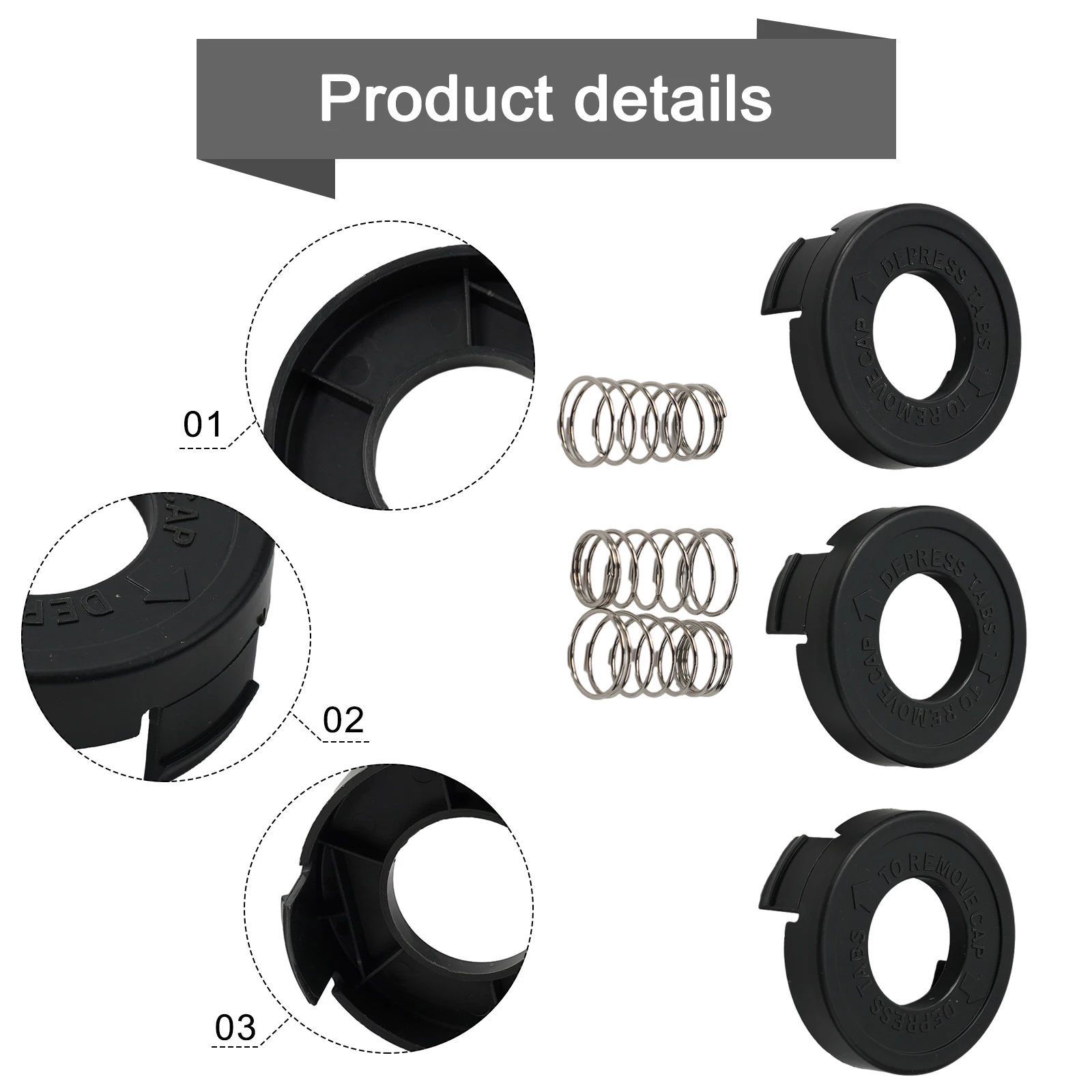 For Black&Decker ST4500 Spool Cover String Trimmer Accessories String Trimmer Parts Outdoor Power Equipment Plastic High Quality
For Black&Decker ST4500 Spool Cover String Trimmer Accessories String Trimmer Parts Outdoor Power Equipment Plastic High Quality