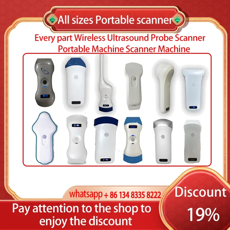 Suitcase Wireless Ultrasound Probe Scanner Portable Machine WIFI Ultrasound Scanner Machine Support iOS Android Windows
Suitcase Wireless Ultrasound Probe Scanner Portable Machine WIFI Ultrasound Scanner Machine Support iOS Android Windows