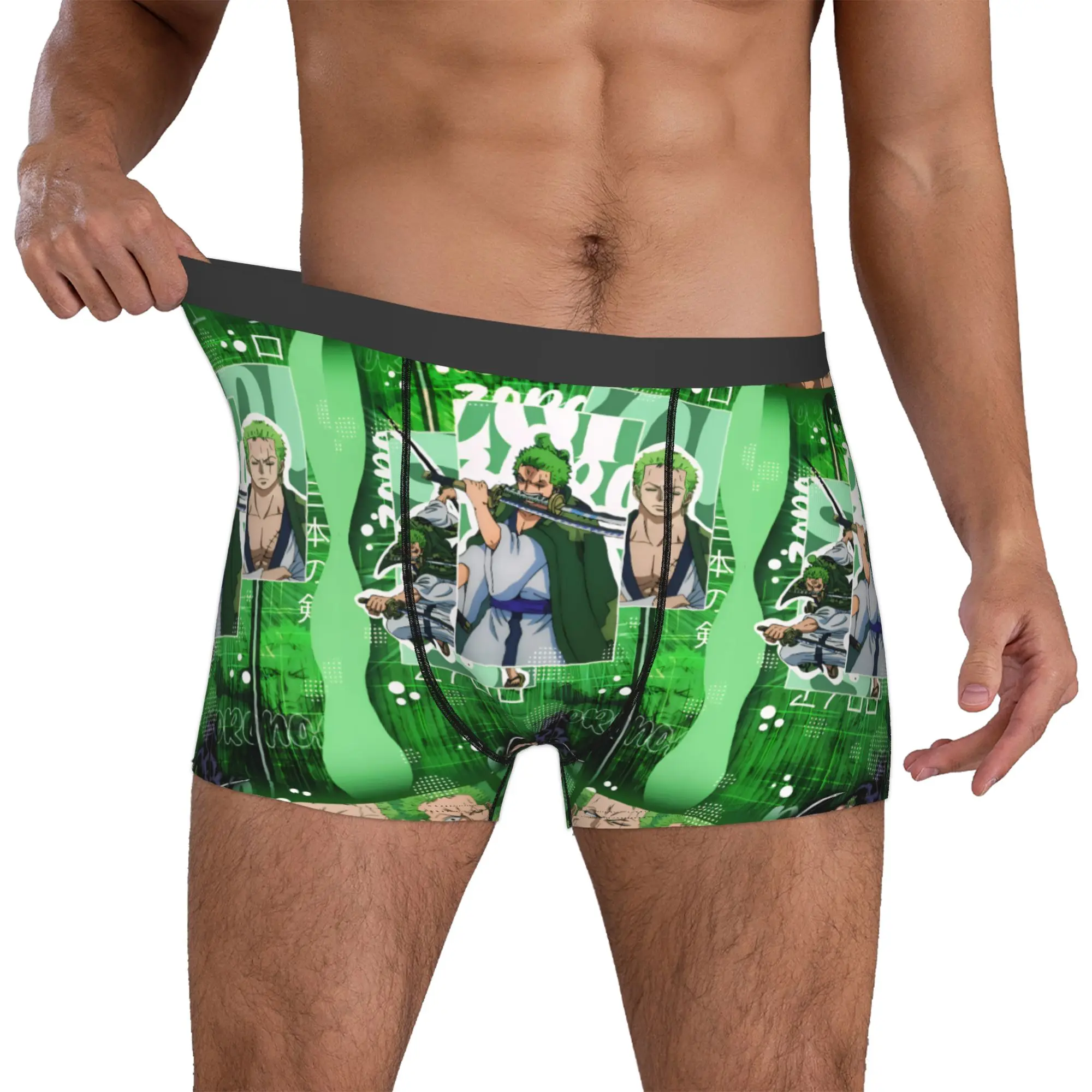 Customized Classic One P-Pieces Zoro Comic Boxer Shorts For Men 3D Printed Comics Underwear Panties Briefs Stretch Underpants
Customized Classic One P-Pieces Zoro Comic Boxer Shorts For Men 3D Printed Comics Underwear Panties Briefs Stretch Underpants