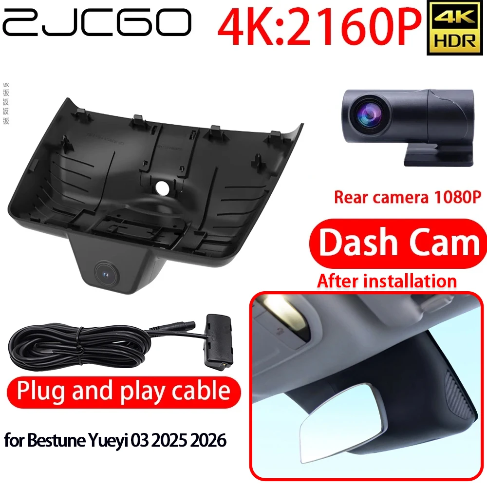 ZJCGO 4K Car DVR Dash Cam Wifi Front Rear Camera 24h Monitor for Bestune Yueyi 03 2025 2026
ZJCGO 4K Car DVR Dash Cam Wifi Front Rear Camera 24h Monitor for Bestune Yueyi 03 2025 2026