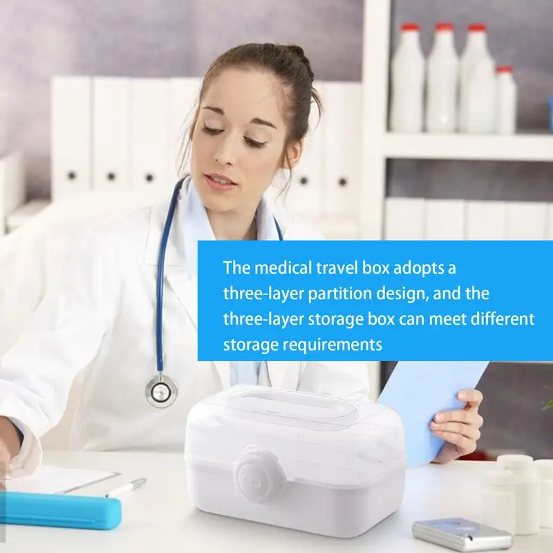 Portable Medicine Box Transparent Pill Organizers Family Medicine Container Box Clear Multi Layer Storage Box Container
Portable Medicine Box Transparent Pill Organizers Family Medicine Container Box Clear Multi Layer Storage Box Container