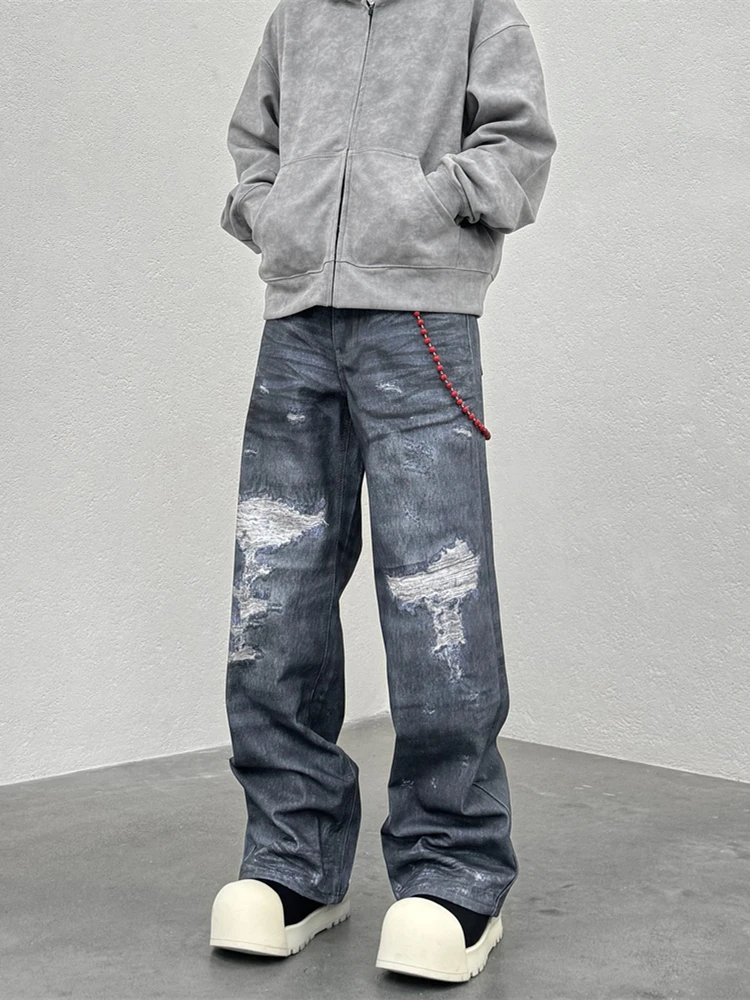 Мужские джинсы KISSNATE в американском уличном стиле, с эффектом потертости, 3D цифровым принтом, рваные, прямого кроя, дышащие, повседневные
Мужские джинсы KISSNATE в американском уличном стиле, с эффектом потертости, 3D цифровым принтом, рваные, прямого кроя, дышащие, повседневные