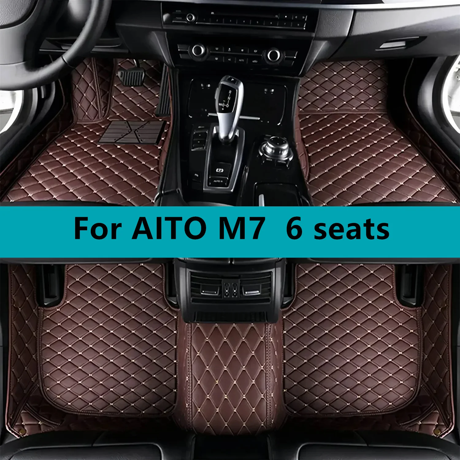 Custom Full Set Car Floor Mats for AITO M7 6 seats 2022 2023 2024 2025 2026 2027 Leather Floor Mats for Cars Mats Carpets
Custom Full Set Car Floor Mats for AITO M7 6 seats 2022 2023 2024 2025 2026 2027 Leather Floor Mats for Cars Mats Carpets
