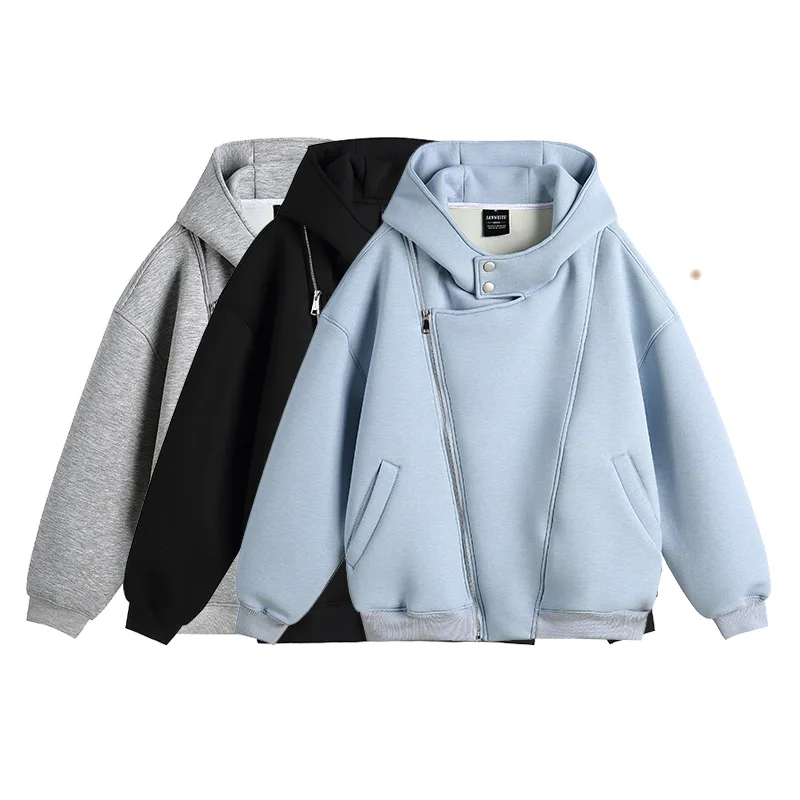 Men Women Fashion Loose Casual Diagonal Zipper Hooded Sweatshirt Jacket Cityboy Girl Streetwear Hip Hop Hoodie Coat Outerwear
Men Women Fashion Loose Casual Diagonal Zipper Hooded Sweatshirt Jacket Cityboy Girl Streetwear Hip Hop Hoodie Coat Outerwear