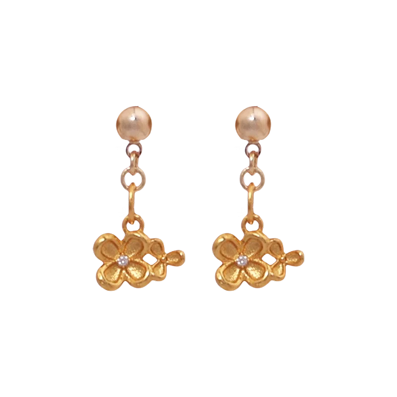 Earrings Small circle Gold antique earrings Flower exquisite small stud earrings Silver needles
Earrings Small circle Gold antique earrings Flower exquisite small stud earrings Silver needles