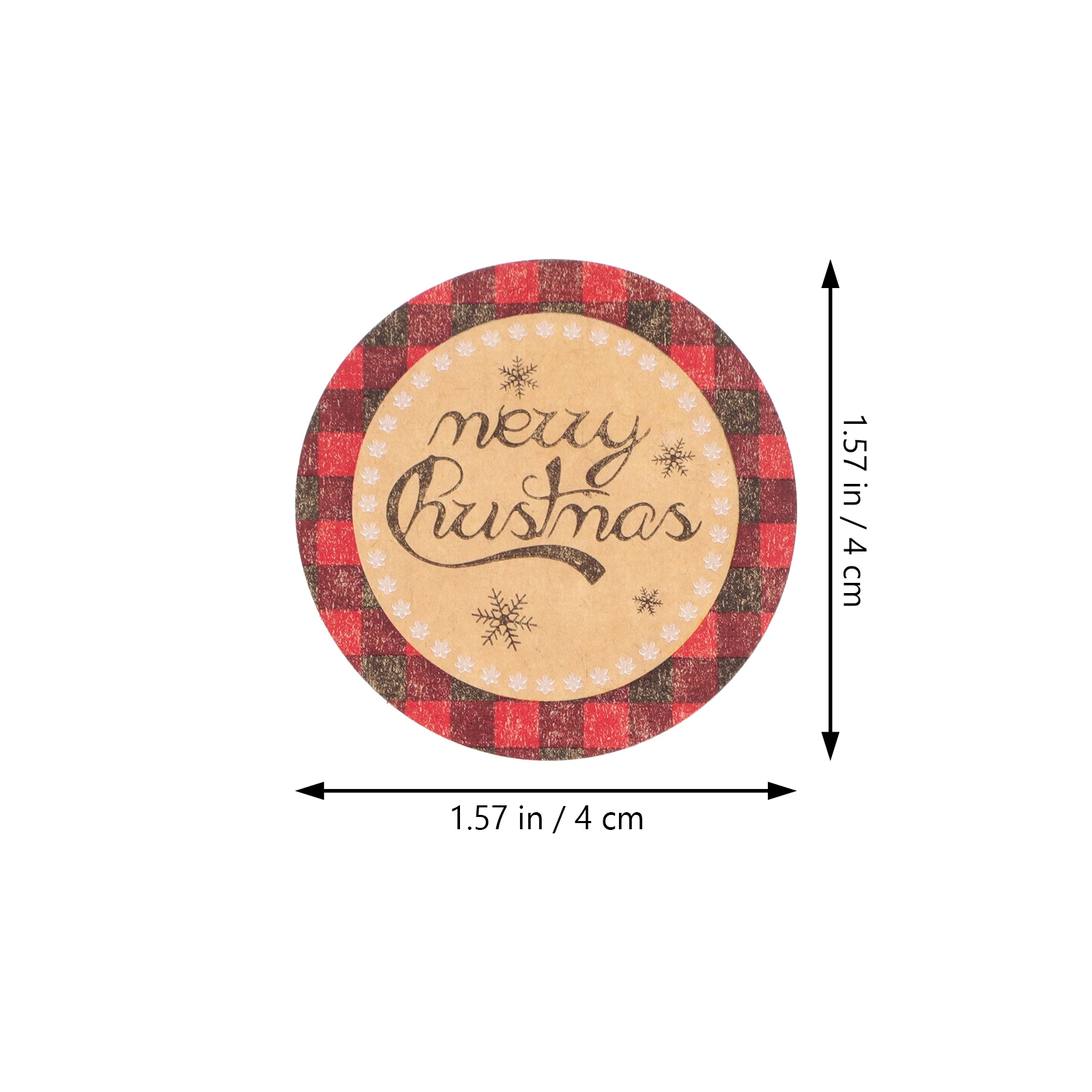 1 Roll 1.5In Round Christmas Gift Bag Sealing Stickers Envelope Labels Decorative Decal Self-Adhesive Pattern Creative Roll Seal
1 Roll 1.5In Round Christmas Gift Bag Sealing Stickers Envelope Labels Decorative Decal Self-Adhesive Pattern Creative Roll Seal