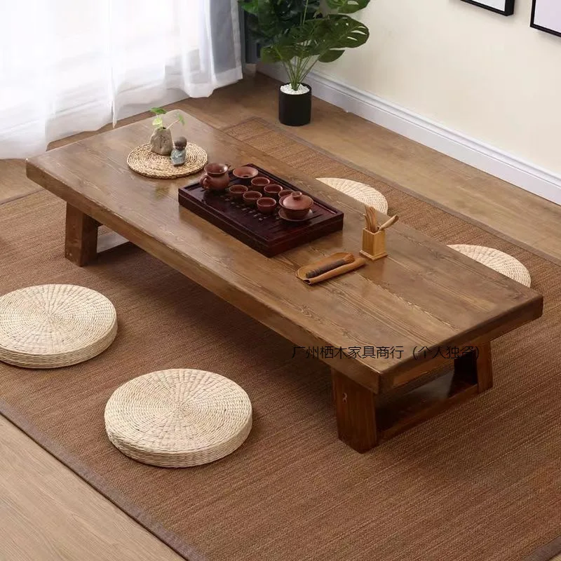 Simple pure solid wood Japanese tea table Zen balcony tatami coffee long low table simple e****mical long
Simple pure solid wood Japanese tea table Zen balcony tatami coffee long low table simple e****mical long