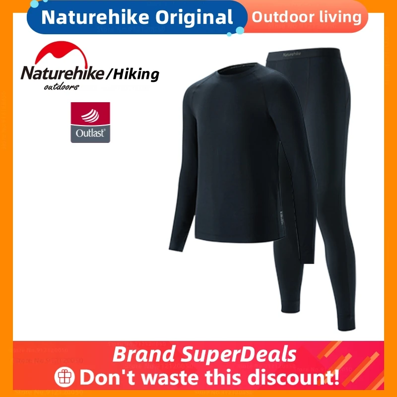 Naturehike Outdoor Men's Thermal Underwear Suit Breathable Perspiration Thin Warm Thermal Long Sleeve Bottom Shirt Thermal Pants
Naturehike Outdoor Men's Thermal Underwear Suit Breathable Perspiration Thin Warm Thermal Long Sleeve Bottom Shirt Thermal Pants