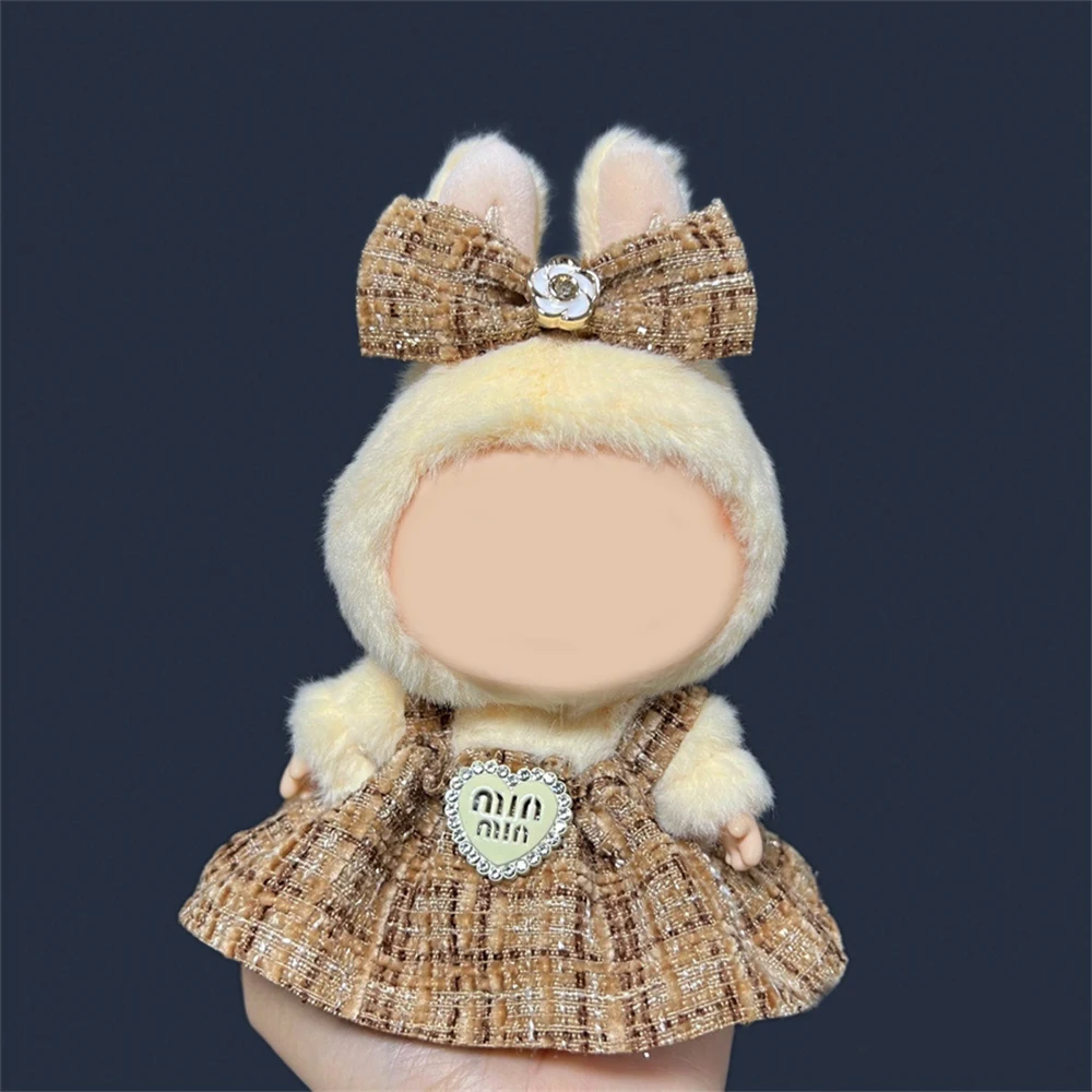 17cm Sweet Clothes for Labubu Doll The Outfit Accessories Clothing DIY Kids Gift Sweet Princess High-quality Dress Cloak
17cm Sweet Clothes for Labubu Doll The Outfit Accessories Clothing DIY Kids Gift Sweet Princess High-quality Dress Cloak