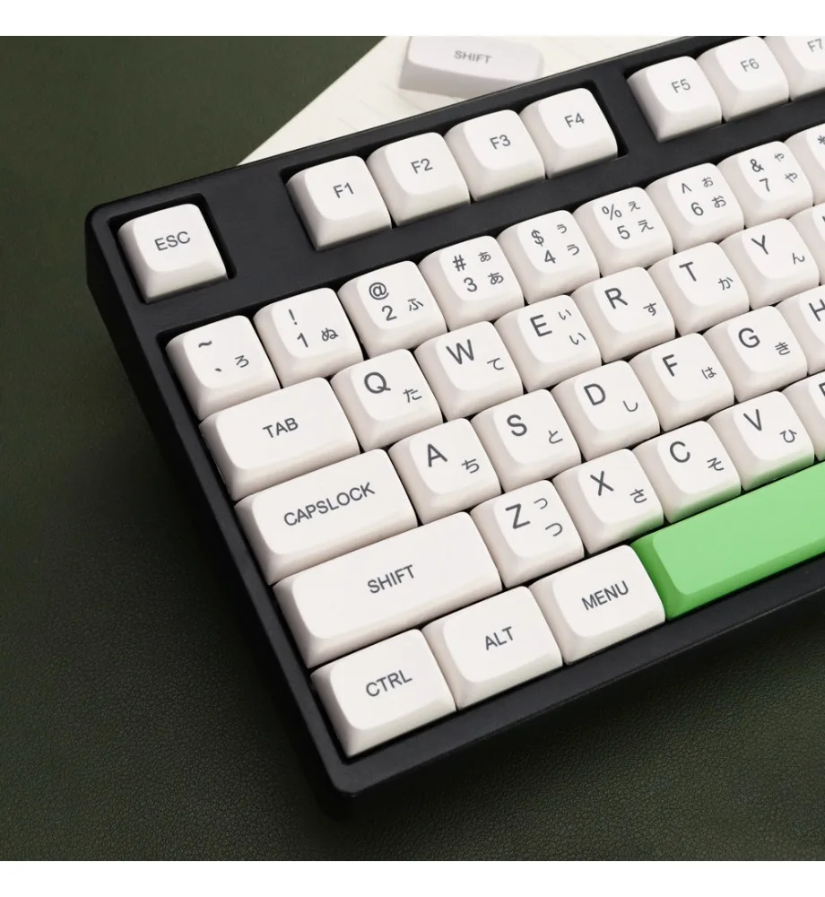 Keycaps Trend Avocado Keycaps Green Japanese PBT Sublimation XDA Height 137 keys Suitable for mechanical keyboard 64/87/980
Keycaps Trend Avocado Keycaps Green Japanese PBT Sublimation XDA Height 137 keys Suitable for mechanical keyboard 64/87/980