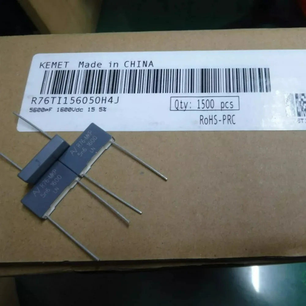 10pcs/lot AV R76 MKP 0.0056uf 1600V 5.6nf 5600pf 5n6 562 J Brand new 15mm film capacitor R76TI56050H4J
10pcs/lot AV R76 MKP 0.0056uf 1600V 5.6nf 5600pf 5n6 562 J Brand new 15mm film capacitor R76TI56050H4J