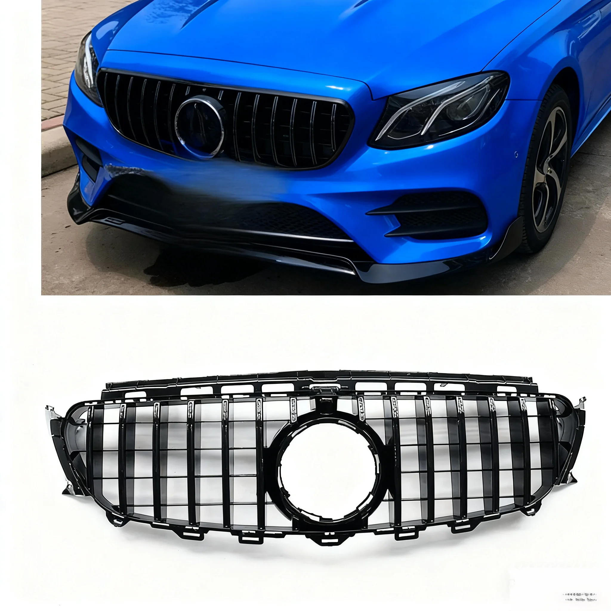 Центральная решетка для Mercedes-Benz E Class W213 2016-2020 E200 E250 E300 GT Стиль Верхняя решетка Черный автомобильный передний бампер Капот Сетка
Центральная решетка для Mercedes-Benz E Class W213 2016-2020 E200 E250 E300 GT Стиль Верхняя решетка Черный автомобильный передний бампер Капот Сетка