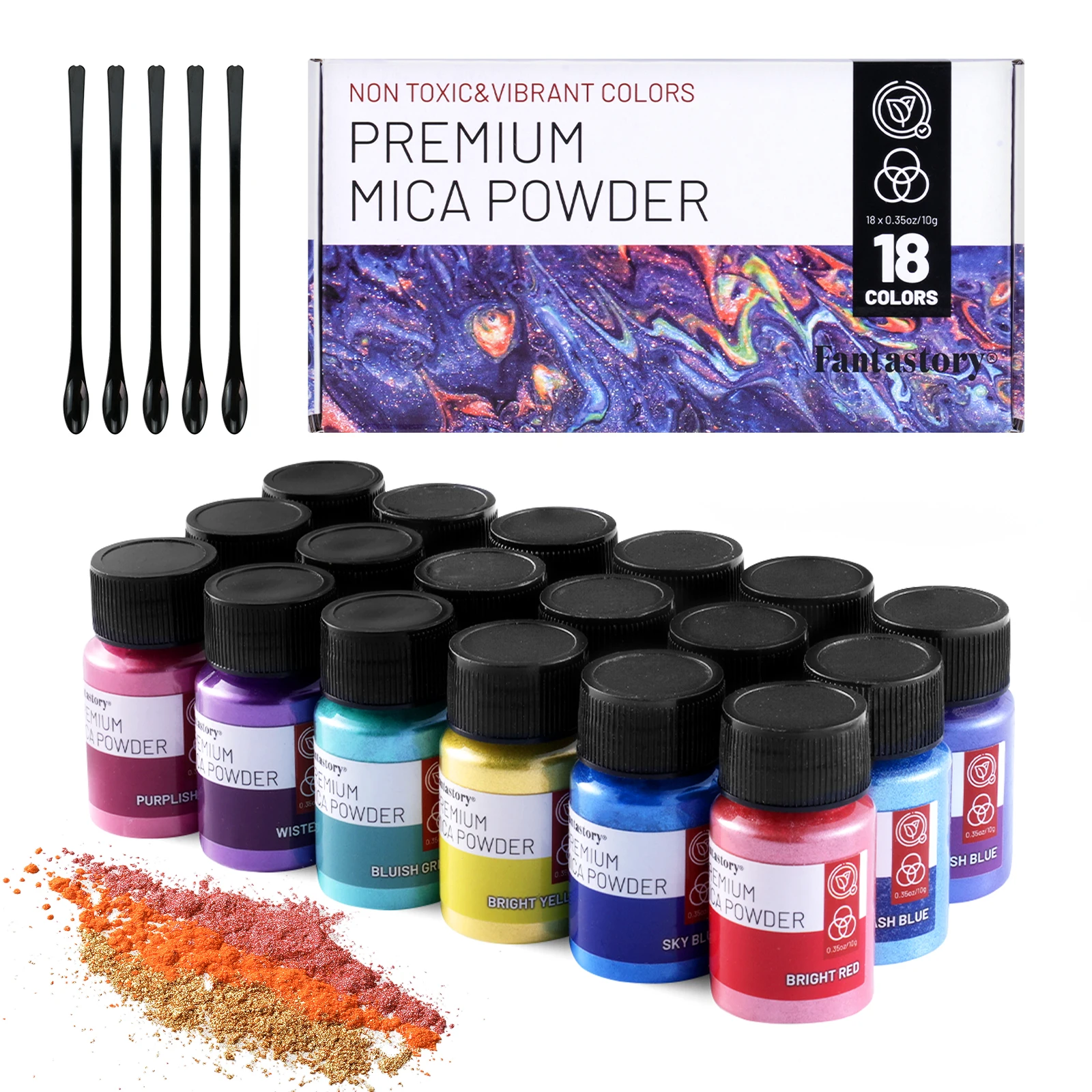 15 Colors Mica Powder, Glitter Mica Powders for Candle Making, Car Freshies, DIY Craft Supplies, Drawing & Painting, Non-Toxic
15 Colors Mica Powder, Glitter Mica Powders for Candle Making, Car Freshies, DIY Craft Supplies, Drawing & Painting, Non-Toxic