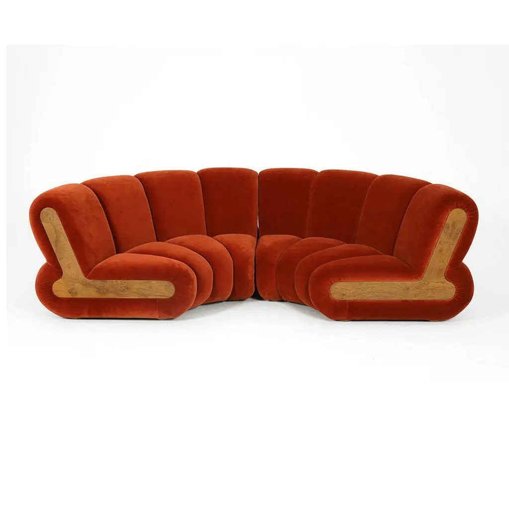 #Modern Italian Minimalist Curved Chocolate Brown Velvet Modular Armless Sofa Set Furniture Living Room Sectional Sofas for Home
#Modern Italian Minimalist Curved Chocolate Brown Velvet Modular Armless Sofa Set Furniture Living Room Sectional Sofas for Home