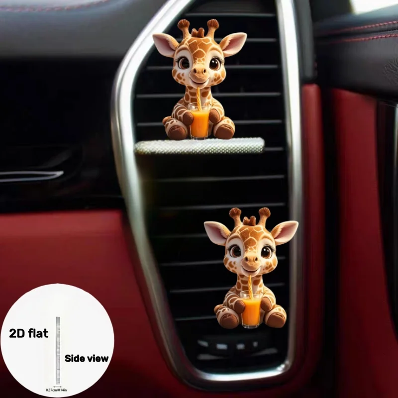 2D Giraffe Car Air Freshener Car Interior Diffuser Flat Acrylic perfume acesorios para autos duft party decor Gift For Her/Him
2D Giraffe Car Air Freshener Car Interior Diffuser Flat Acrylic perfume acesorios para autos duft party decor Gift For Her/Him
