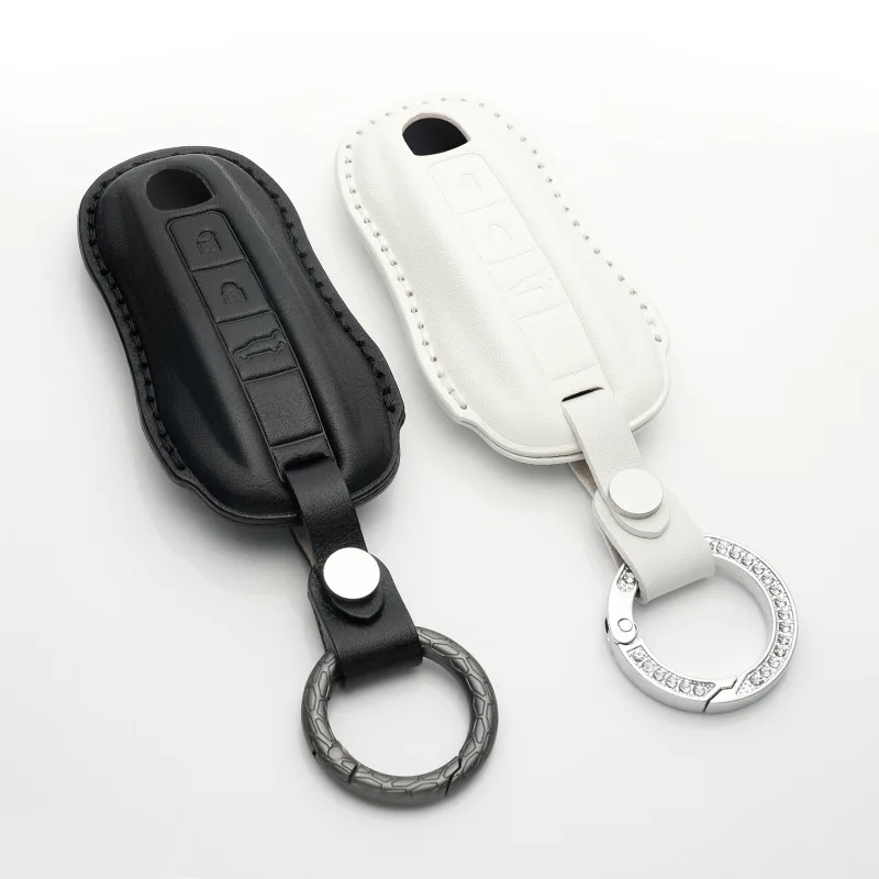 Car Key Case Cover Fob Holder for Porsche Macan Panamera Cayenne 911 718 Keyring Shell Keychain Accessories Genuine Leather
Car Key Case Cover Fob Holder for Porsche Macan Panamera Cayenne 911 718 Keyring Shell Keychain Accessories Genuine Leather