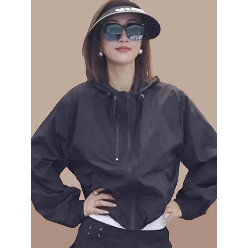 Black Women's Summer 2026 New Outdoor Breathable Lightweight Short Length Sun Protection Clothing Coat Windproof UPF 40+ Hat ...
Black Women's Summer 2026 New Outdoor Breathable Lightweight Short Length Sun Protection Clothing Coat Windproof UPF 40+ Hat ...