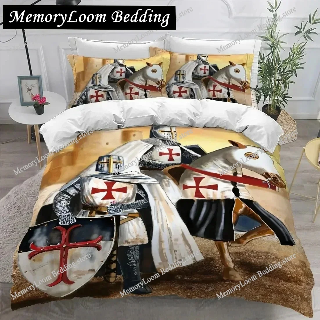 3D Print Holy Knights Bedding Set Twin Queen King Size Duvet Cover Set for Boys Girls Pillowcase Bed Boys Adult
3D Print Holy Knights Bedding Set Twin Queen King Size Duvet Cover Set for Boys Girls Pillowcase Bed Boys Adult