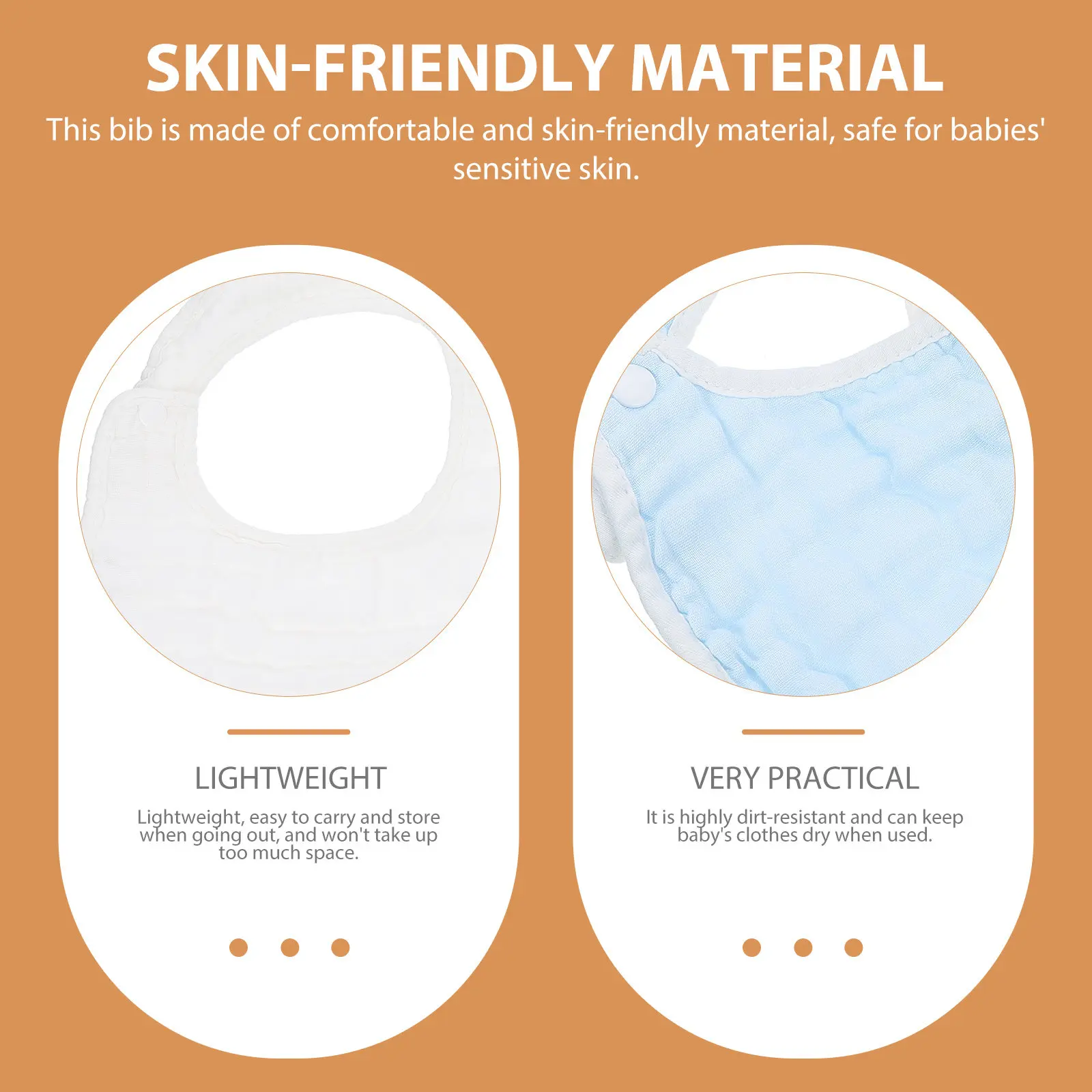 2Pcs Baby Cotton Bibs for Infants 0-6 Months U-Shaped Drooling Towels Gentle on Sensitive Skin Highly Dirt-Resistant Protective
2Pcs Baby Cotton Bibs for Infants 0-6 Months U-Shaped Drooling Towels Gentle on Sensitive Skin Highly Dirt-Resistant Protective