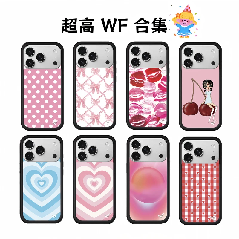 Wildflower INS Cherry Polka Dot Phone Case for iPhone 17 16 15 14 13 12 Pro Max Plus 3D WF Cute iPhone 11 pink Wave point cover
Wildflower INS Cherry Polka Dot Phone Case for iPhone 17 16 15 14 13 12 Pro Max Plus 3D WF Cute iPhone 11 pink Wave point cover