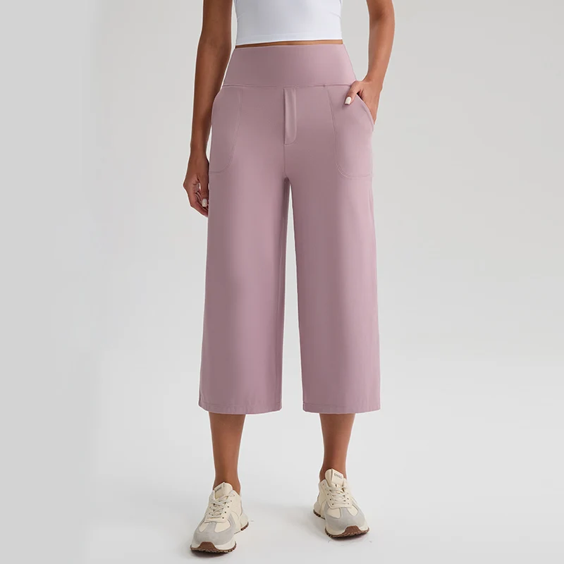 Women's Comfortable Loose Wide Leg Capri Yoga Pants, High Waist Tummy Control Sporty Casual Trousers for Daily Wear & Workout
Women's Comfortable Loose Wide Leg Capri Yoga Pants, High Waist Tummy Control Sporty Casual Trousers for Daily Wear & Workout