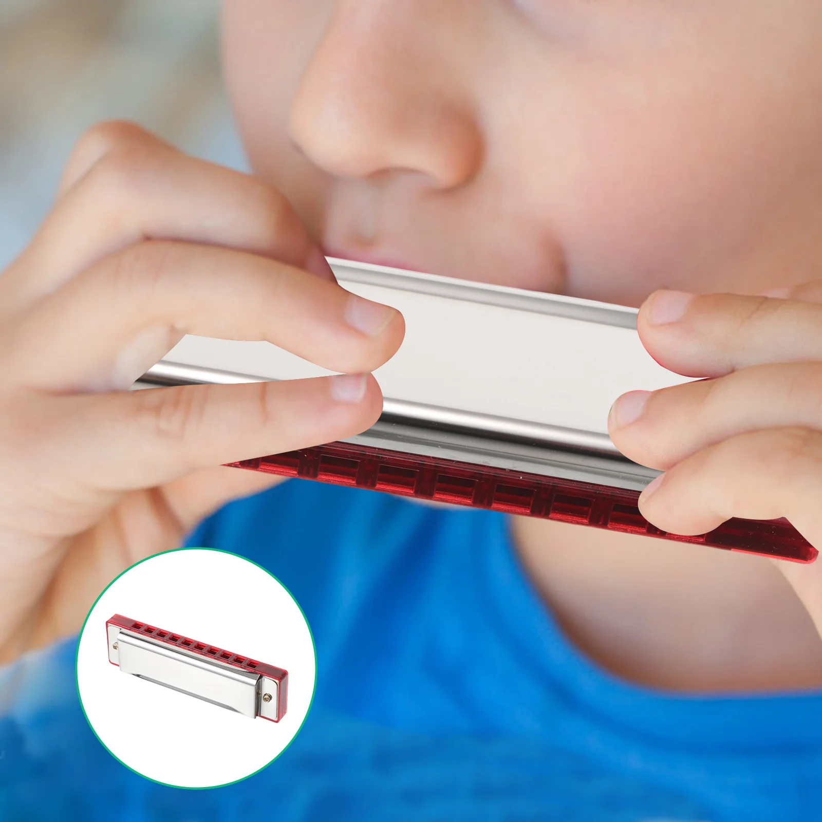 10 Hole 20 Tone Professional Harmonica Red Metal Wind Instrument For Beginners Students Portable Storage Case C Key
10 Hole 20 Tone Professional Harmonica Red Metal Wind Instrument For Beginners Students Portable Storage Case C Key