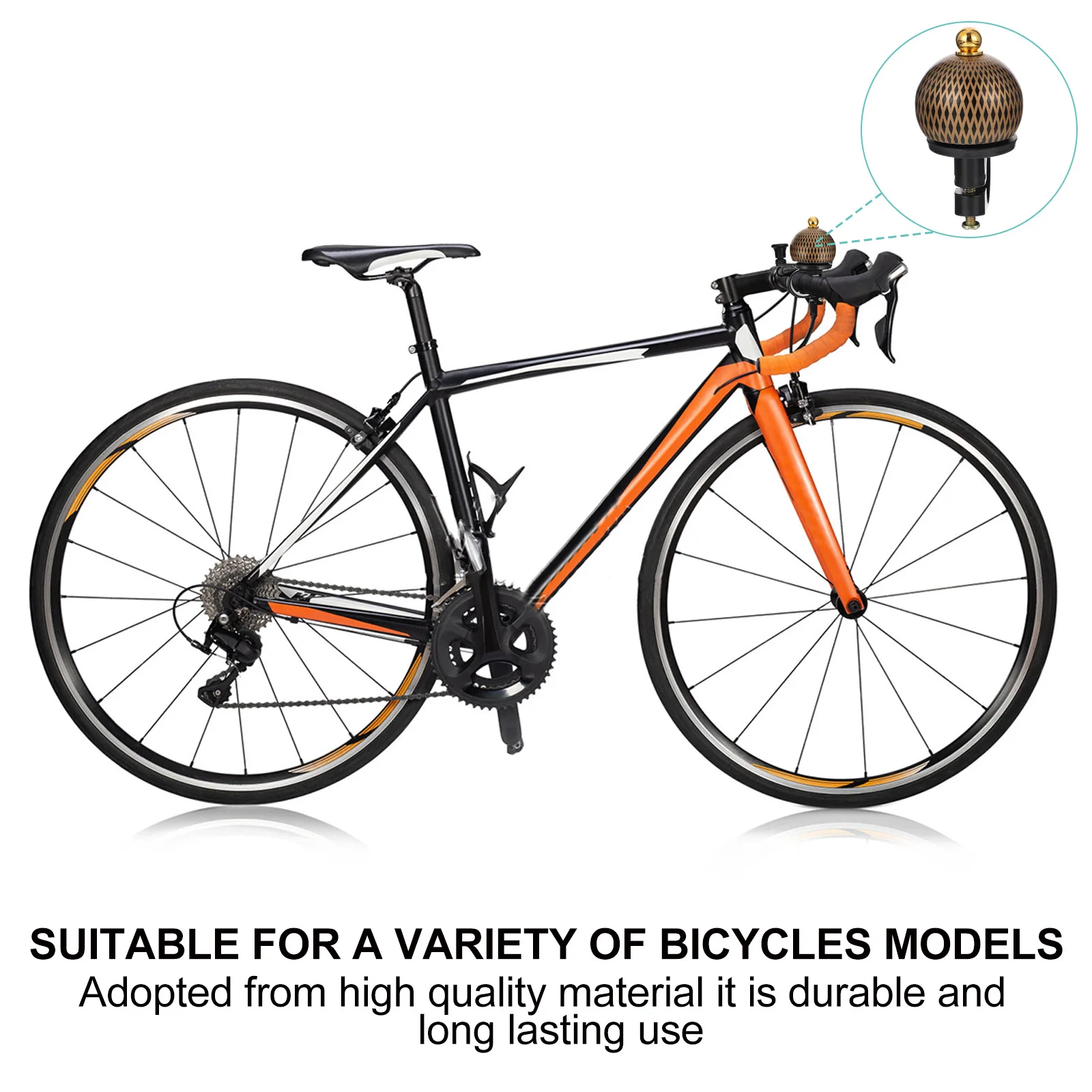 2pcs Aluminum Alloy Bike Bells Crisp Sound Durable Anti-Aging Loud Safety Warning Bell For Mountain Road Bikes Cycling
2pcs Aluminum Alloy Bike Bells Crisp Sound Durable Anti-Aging Loud Safety Warning Bell For Mountain Road Bikes Cycling