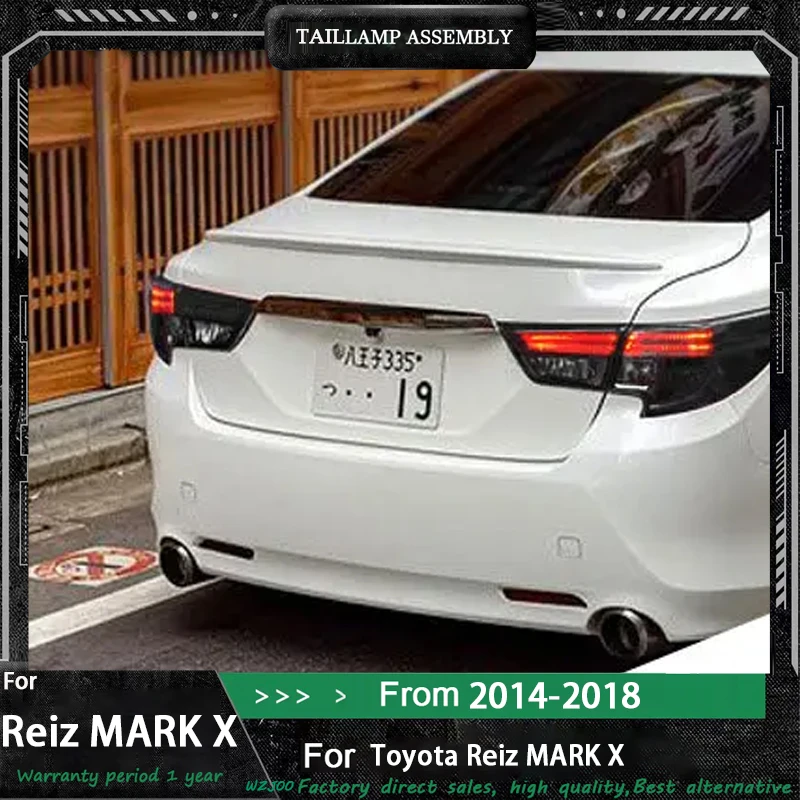 Задний фонарь для Toyota Reiz MARK X 2014-2017, светодиодный, с функцией ходовых огней и заднего хода, автомобильные аксессуары, установка Plug and Play
Задний фонарь для Toyota Reiz MARK X 2014-2017, светодиодный, с функцией ходовых огней и заднего хода, автомобильные аксессуары, установка Plug and Play