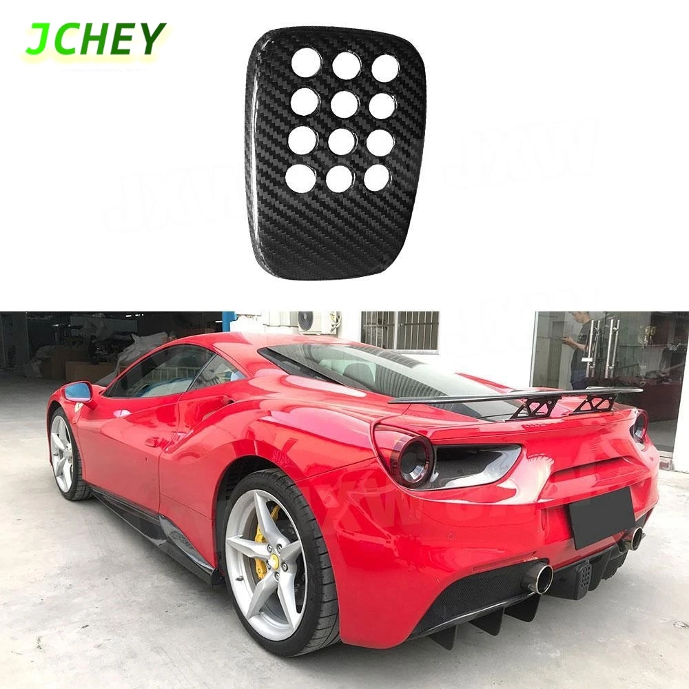 JCHEY 1Pc Dry Carbon Fiber Car Rear Bumper Diffuser Cover With Camera Hole Case for Ferrari 488 2015-2018
JCHEY 1Pc Dry Carbon Fiber Car Rear Bumper Diffuser Cover With Camera Hole Case for Ferrari 488 2015-2018